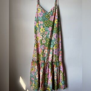 SCOOP Bow Back Maxi Floral Dress